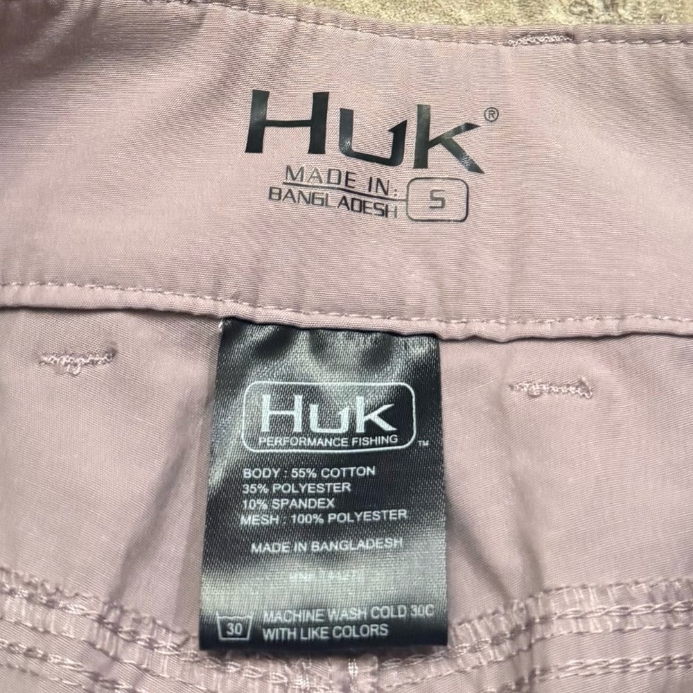 HUK Performance Fishing Shorts Men’s Size S Pale Purple Quick-Dry Casual Outdoor - Picture 5 of 6